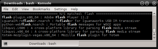 Flash in repo
