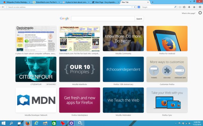 Not all sites added to the tiles