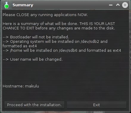 Format home partition, no, what!