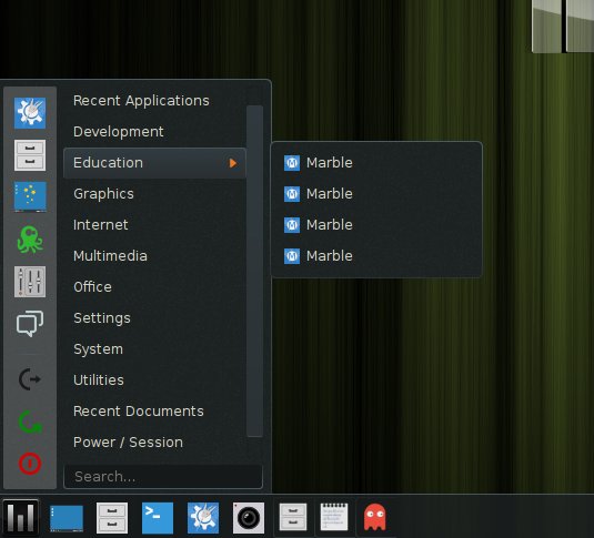 Marble, four entries