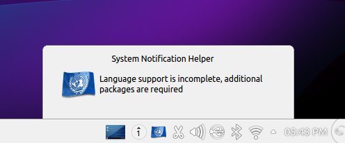 Additional language support
