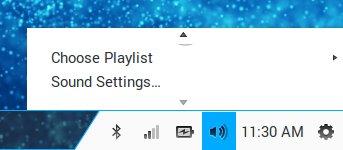 System area volume controls