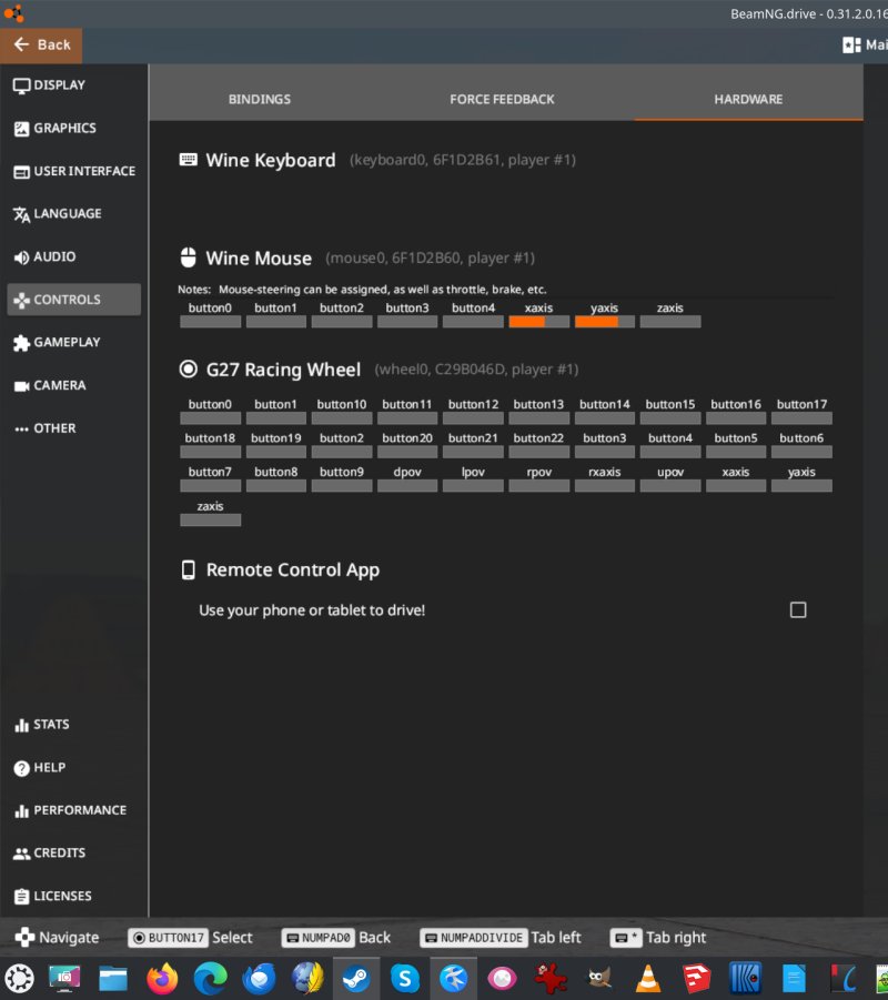 Steering wheel auto-detected