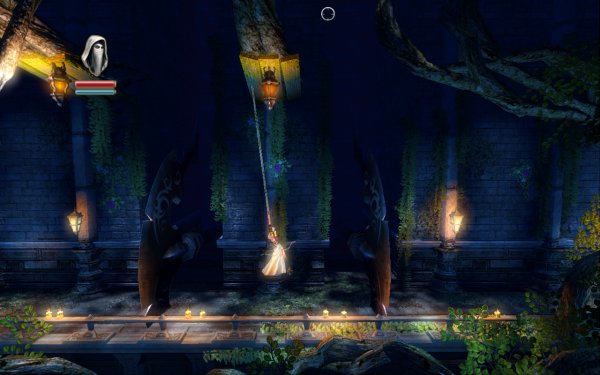 Thief using grapnel hook