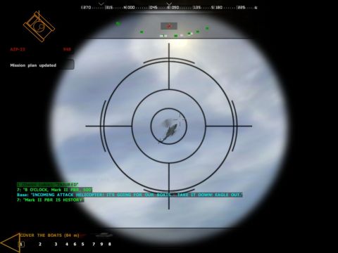 Shooting down a helicopter