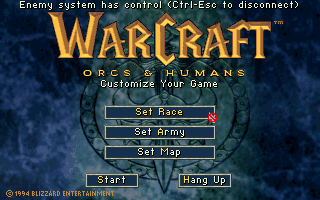 DOSBox mutliplayer Warcraft setup 4