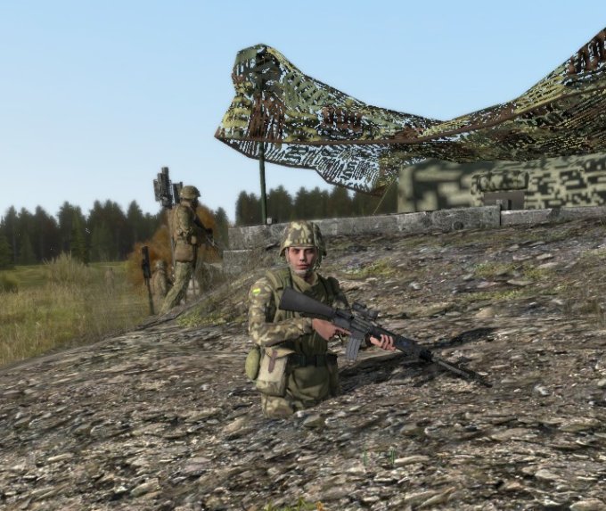 Buried in the ground