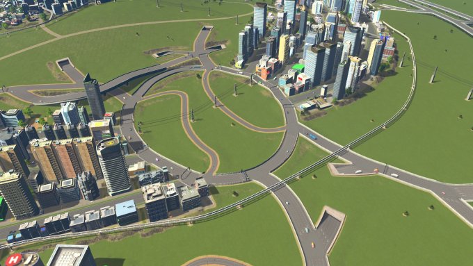 Big roundabout, zoomed