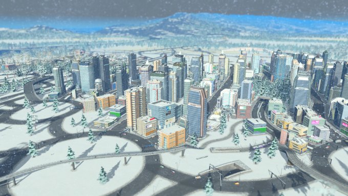 Frozen city