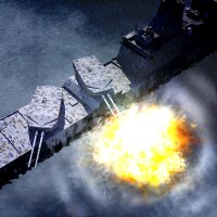 Hybrid battleship-destroyer icon