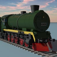 Steam locomotive icon