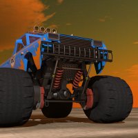 Monster truck icon