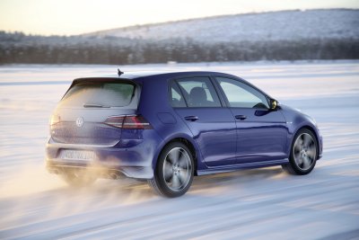 Golf R, dynamic, driving