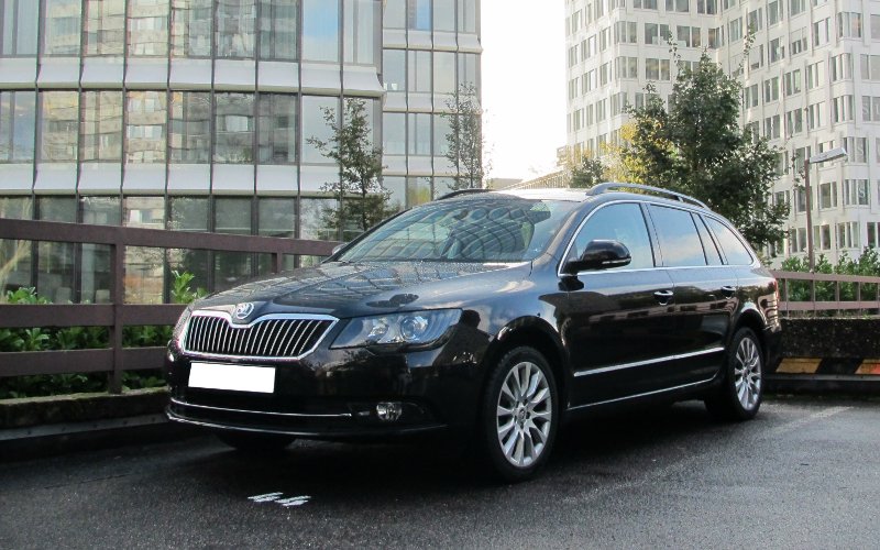 Front view, low angle