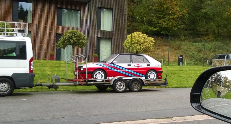 Lancia Delta Integrale, arriving