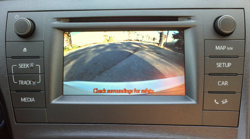 Reversing camera