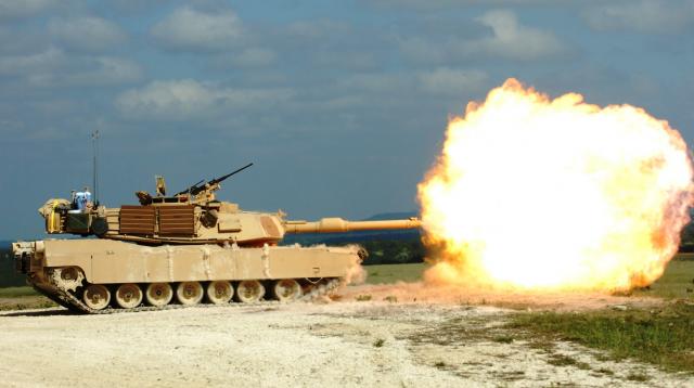 Tank firing